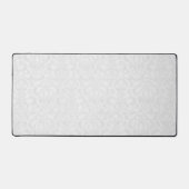 Wit  Victoriaans Damast Naadloos Patroon Bureaumat (Voorkant)