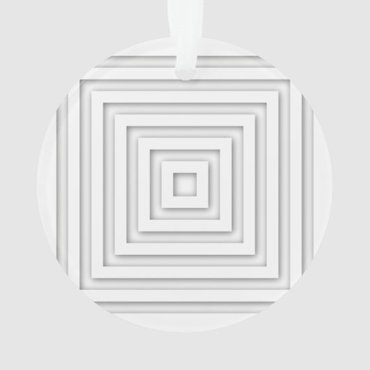 Wit vierkant geometrisch ornament (achterkant)