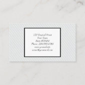 Wit vierkant met reliëf visitekaartje (Achterkant)