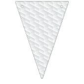 Wit vierkant met reliëf vlaggetjes (Eerste vlag)