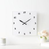 Wit Vierkante Klok (Huis)
