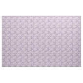 Wit / violet Roos Bloemen ontwerp Stof (Fat Quarter)