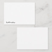 wit visitekaartje contactkaartje (Voorkant / Achterkant)