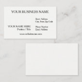 Wit Visitekaartje (matte afwerking) (Voorkant / Achterkant)