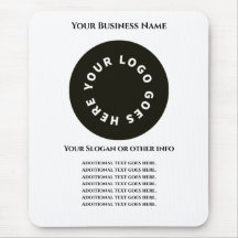 Wit voeg je eigen tekst en logo toe