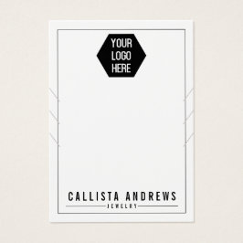 Wit voeg Uw Kaart van de Vertoning van het Logo Ve