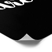 Wit volgen je dromen citeren kunst poster (Hoek)