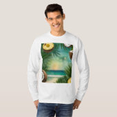 Wit volledig T-shirt bedrukt ontwerp beste kwalite (Voorkant volledig)