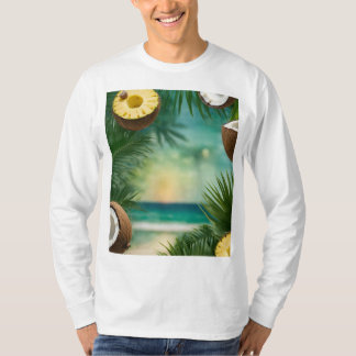 Wit volledig T-shirt bedrukt ontwerp beste kwalite