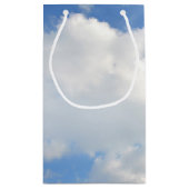 wit volleybal aan de hemel klein cadeauzakje (Achterkant)