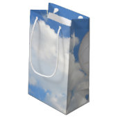 wit volleybal aan de hemel klein cadeauzakje (Achterkant Gekanteld)