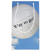 wit volleybal aan de hemel klein cadeauzakje (Voorkant)