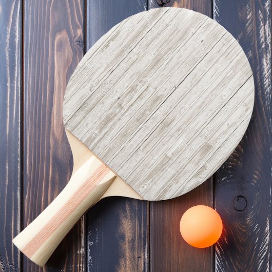 Wit Wash Woud Tafeltennisbatje