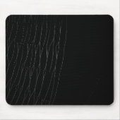 Wit Web met zwarte achtergrond Muismat (Voorkant)