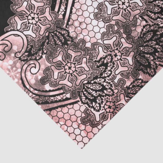 WIT-WEEFSELPAPIER MET LACE-ONTWERP TISSUEPAPIER (Detail)
