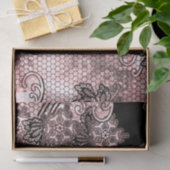 WIT-WEEFSELPAPIER MET LACE-ONTWERP TISSUEPAPIER (Geschenk)