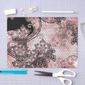 WIT-WEEFSELPAPIER MET LACE-ONTWERP TISSUEPAPIER (Craft)