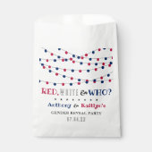 Wit & Wie? 4 juli Geslacht onthullen Partij Bedankzakje (Voorkant)