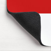 Wit-wit-rood-wit Muismat (Hoek)