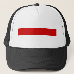 Wit-wit-rood-wit Trucker Pet