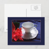 Wit-witdemitasse Briefkaart (Voorkant / Achterkant)