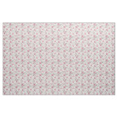 Wit-witte en roze floraal stof (Yard (91,4 cm))