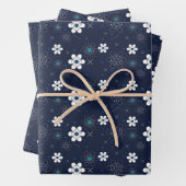 Wit-witte vloeren inpakpapier vel (In situ)