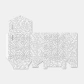 Wit-witteblad Bedankdoosjes (Uitgevouwen)