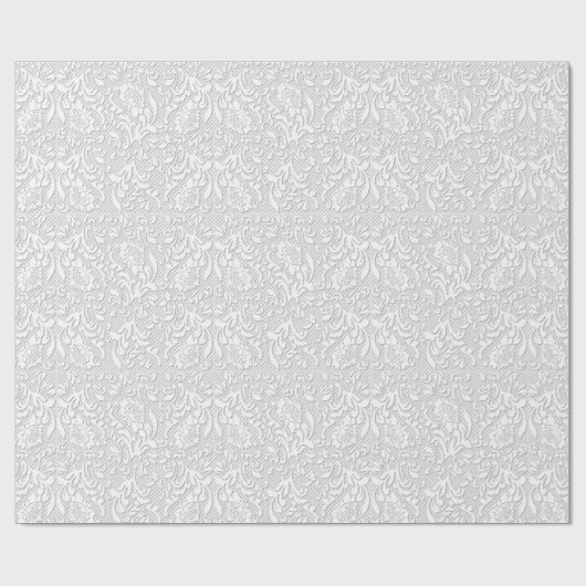 Wit-witteblad Cadeaupapier (Vlak)