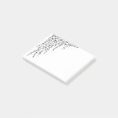 Wit-wittevertakking wekken Blauwe Blauwe Blauwe Bo Post-it® Notes (Schuin)