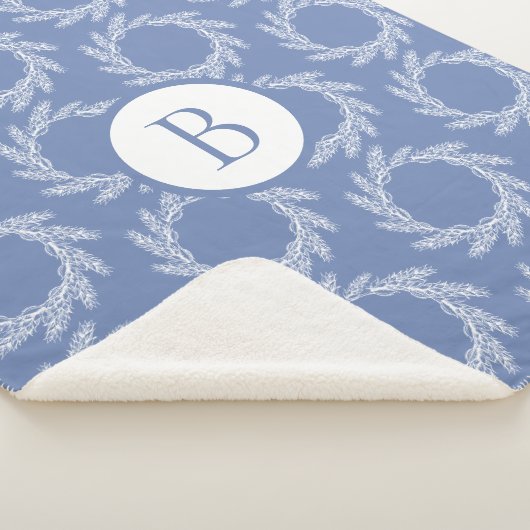 Wit-Wreaat Warmte in Warmhuis | Monogram Sherpa Deken (3/4)
