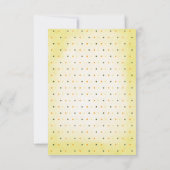 Wit | Yellow Daisies Floral Baby shower Bedankkaart (Achterkant)