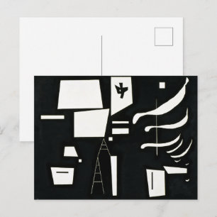 Wit – Zacht en Hard Kandinsky Briefkaart
