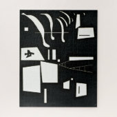 Wit - Zacht en hard | Kandinsky | Legpuzzel (Verticaal)