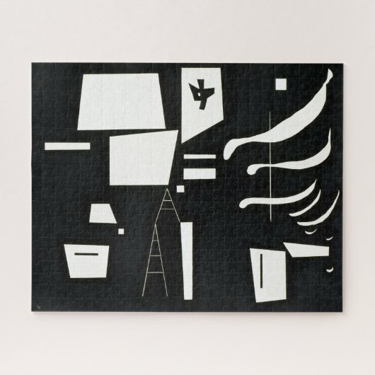 Wit - Zacht en hard | Kandinsky | Legpuzzel (Horizontaal)