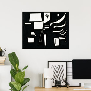 Wit – Zacht en Hard   Kandinsky   Poster