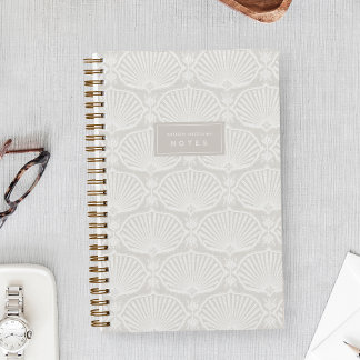 Wit Zand Beige | Deco Fans Persoonlijk Notitieboek