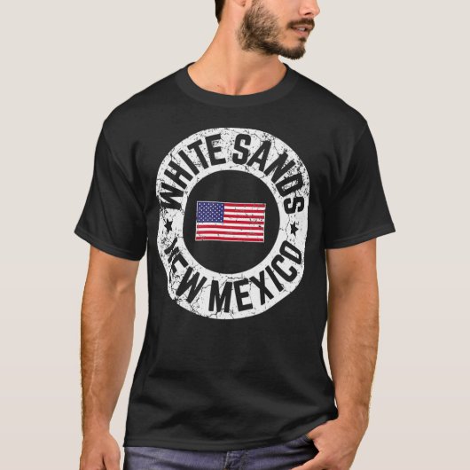 wit zand Nationaal Monument Nieuw Mexico P T-shirt (Voorkant)