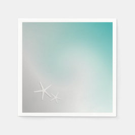 Wit zandstrand en Star Fish Servet