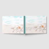 Wit Zandstrand Zeester Blauwe Oceaan Tropisch Gastenboek (Volledig)