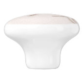 Wit Zandstrand Zeester Blauwe Oceaan Tropisch Keramische Knop (Zijkant)