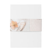 Wit Zandstrand Zeester Blauwe Oceaan Tropisch Uitnodigingen Wikkel (Achterkant Voorbeeld)