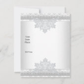 Wit-zijderoute parelparel kaart (Achterkant)