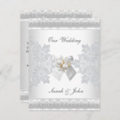 Wit-zijderoute parelparel kaart (Voorkant / Achterkant)