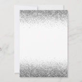 Wit Zilver Afstudeerfeestklasse van 2024 Kaart (Achterkant)