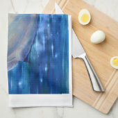 Wit-zwanenschilderij waterverf theedoek (Quarter Fold)