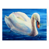 Wit-zwanenschilderij, watervogel, vogel (Voorkant Horizontaal)