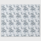 Wit & Zwart Abstract Cadeaupapier (Vlak)