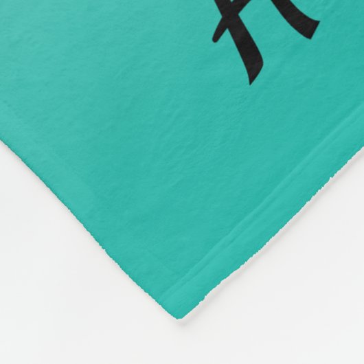 Wit & Zwart Anker Fleece Deken (Hoek)