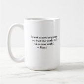 wit, zwart, blauw Rumi - Mok roofdervis (Links)